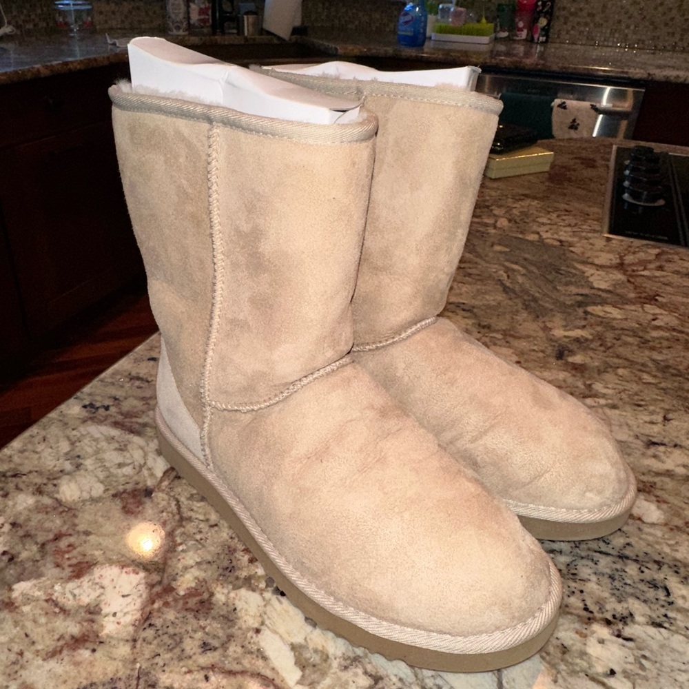 UGG Tan Cream Boots